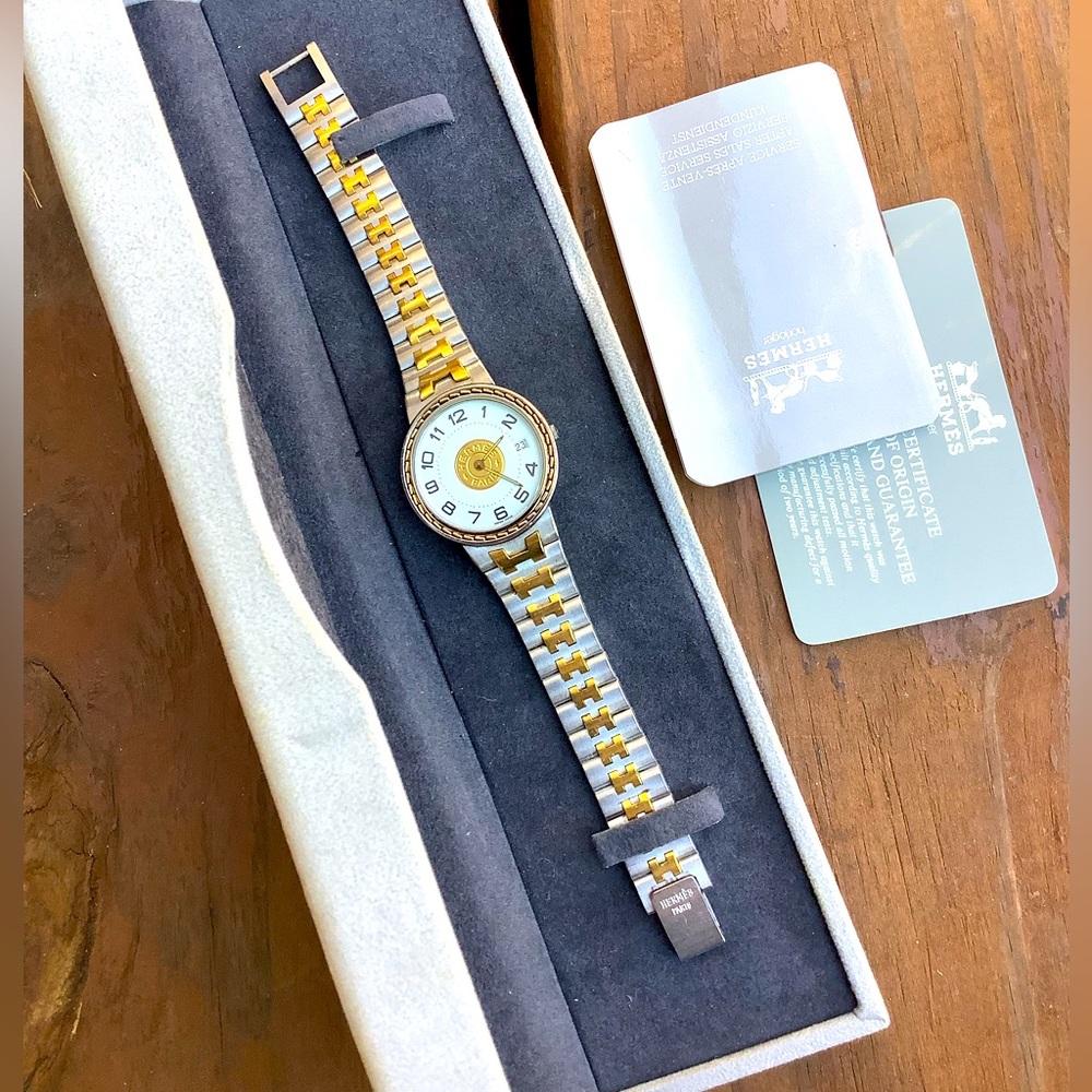 Men’s HERMÈS SERIE DATE watch 🌟🌟